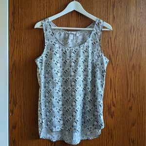 H&M Geometric Print Tank Top